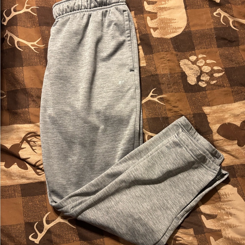 Russell Athletic Light Gray Fleece sweatpants